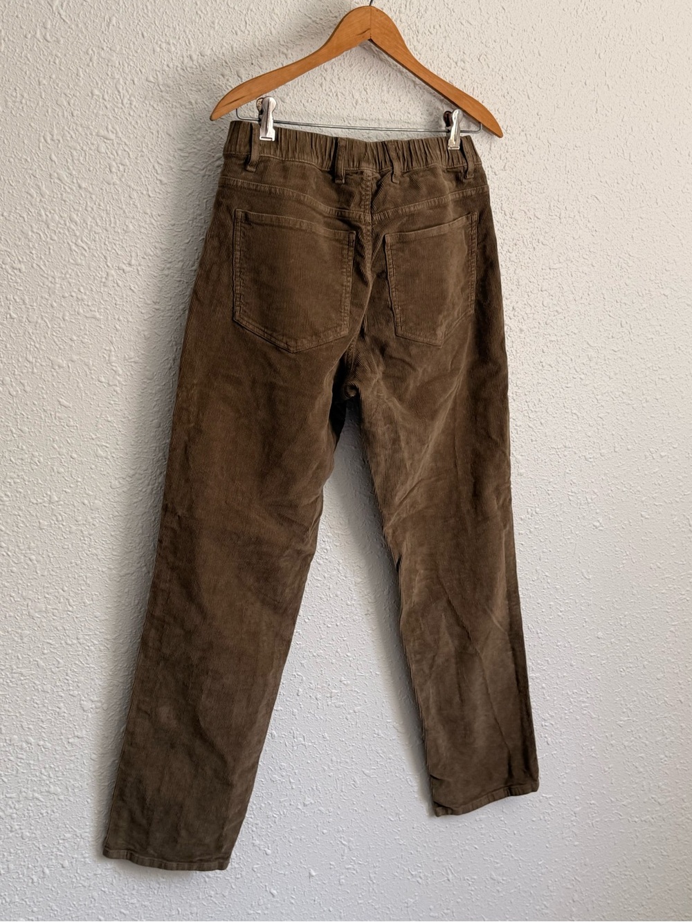 Bear Bottom tan brown corduroy elastic pants men’s M 30